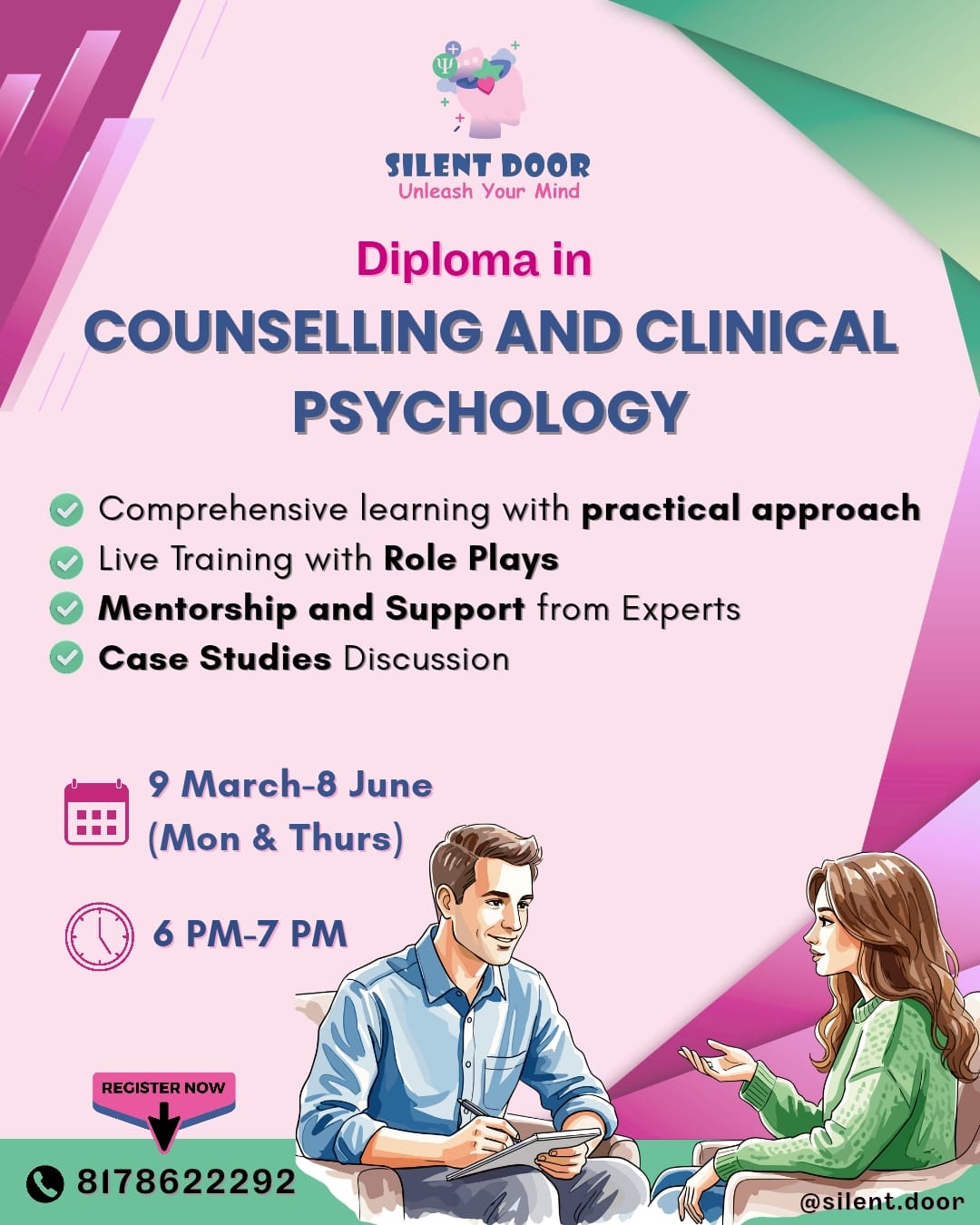 Diploma in Counselling and Clinical Psychology