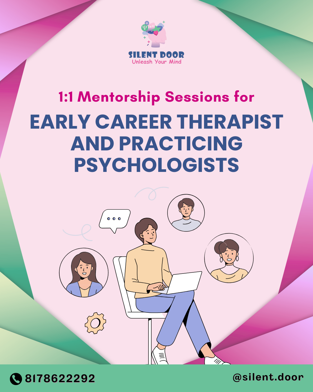 ⁠1:1 Mentorship sessions for Early career therapist and Practicing Psychologists