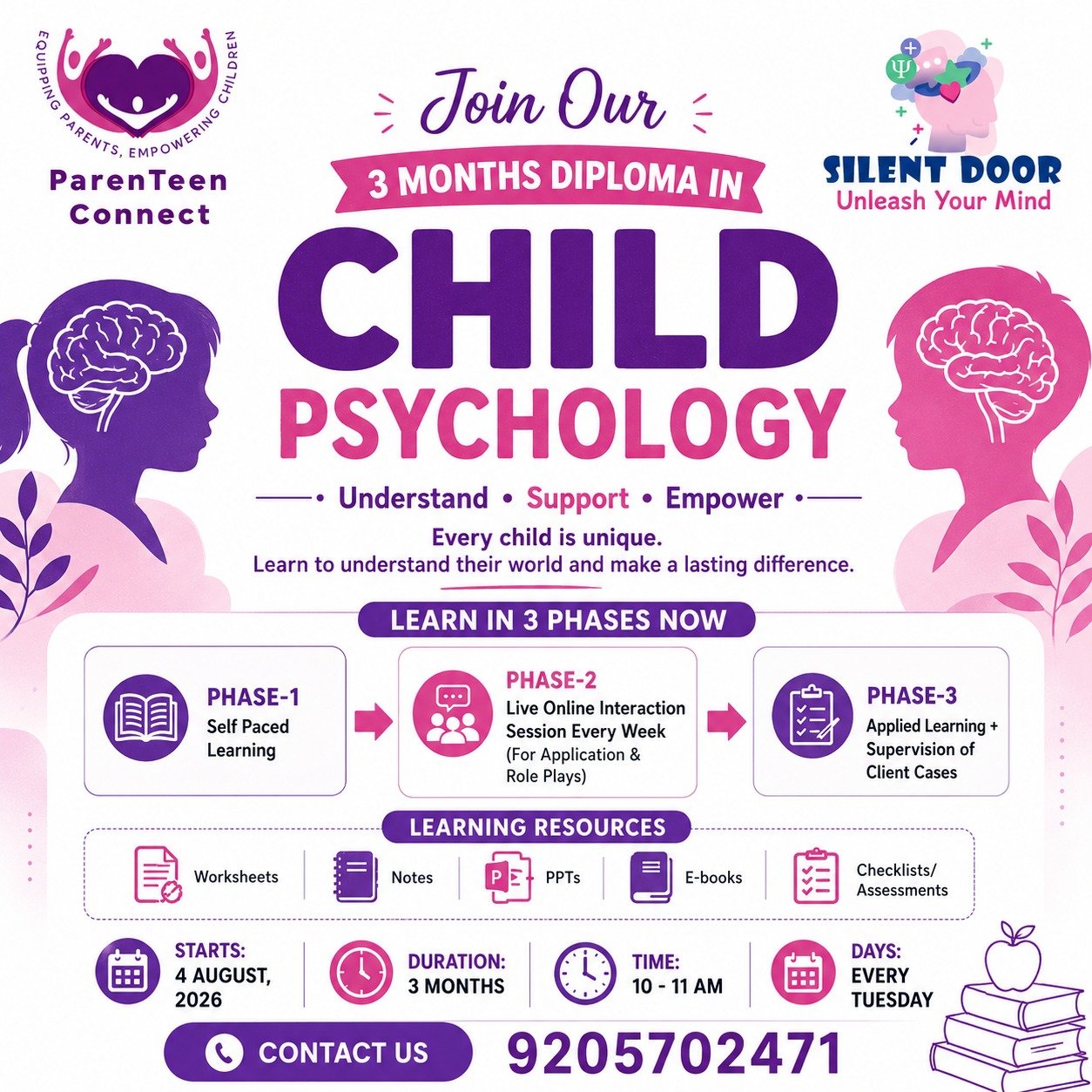 3-Month Diploma in Child Psychology